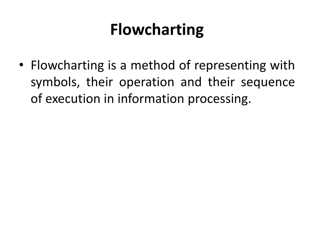 flowcharting
