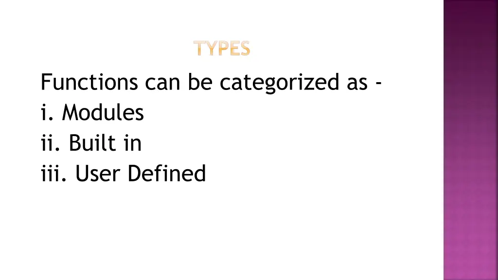 types