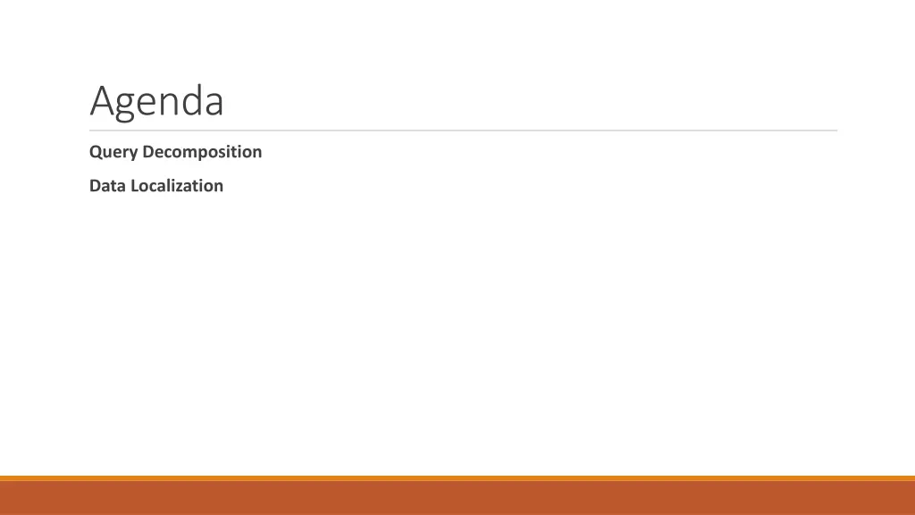 agenda