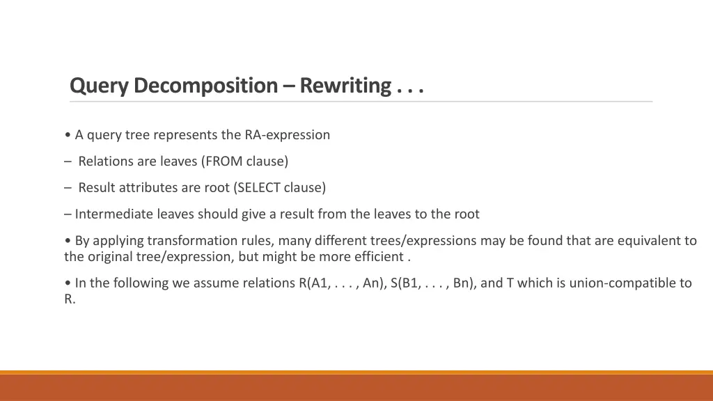 query decomposition rewriting 1