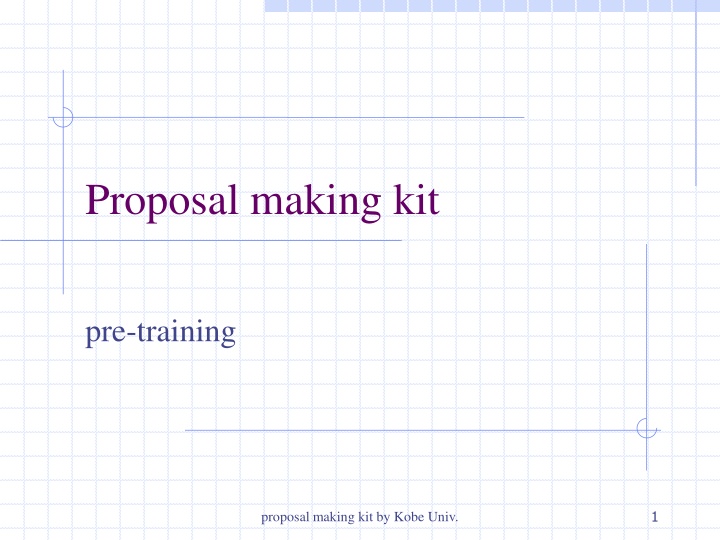 proposal making kit