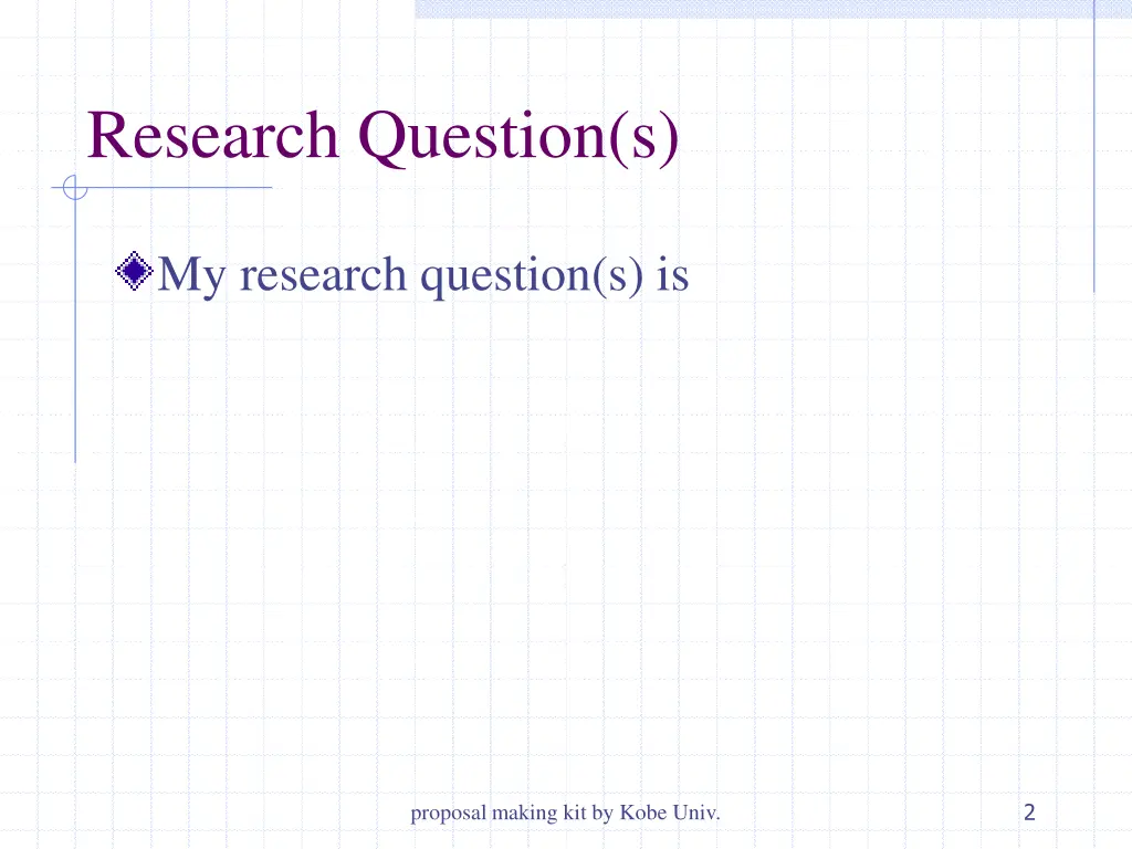research question s