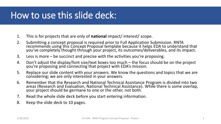 how to use this slide deck how to use this slide