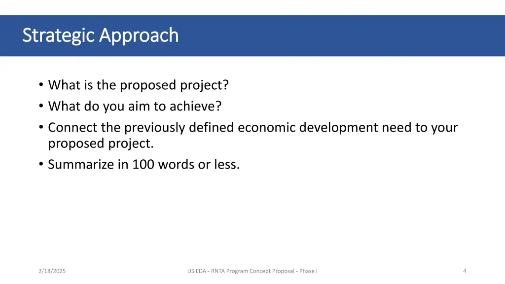 strategic approach strategic approach