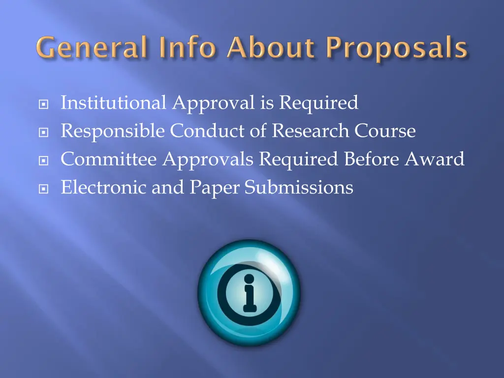 institutional approval is required responsible