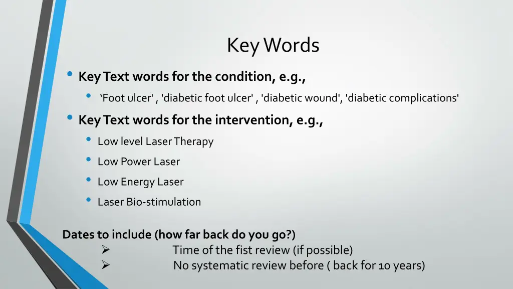 key words