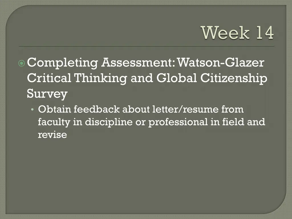 completing assessment watson glazer critical