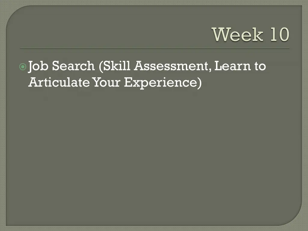 job search skill assessment learn to articulate