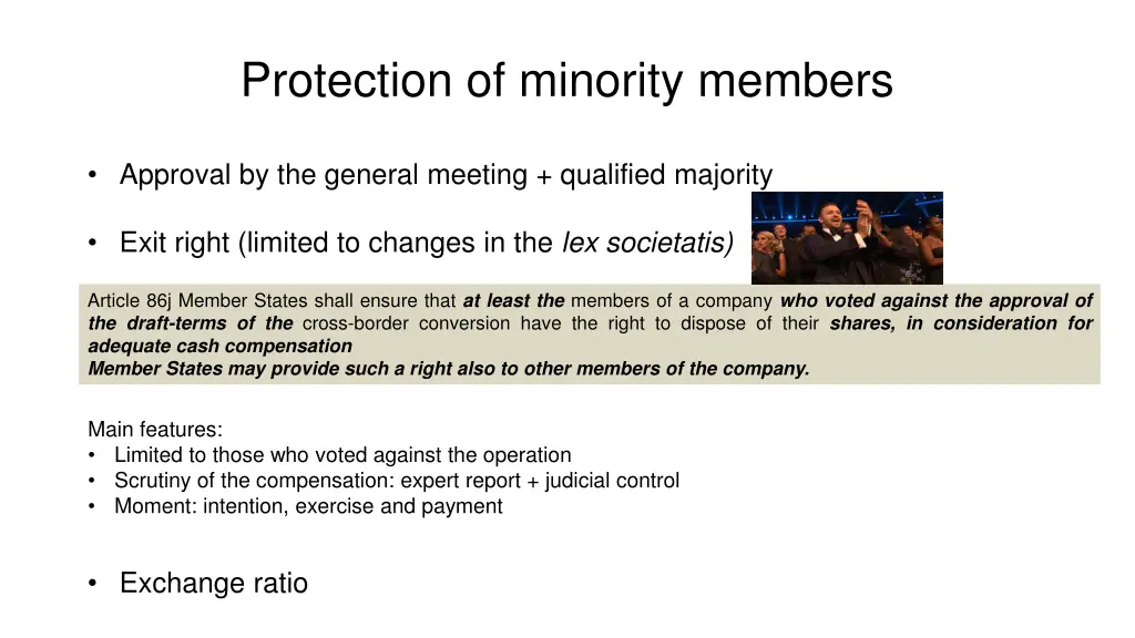 protection of minority members