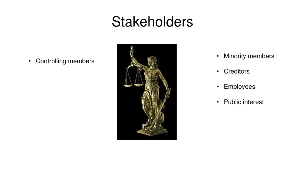 stakeholders