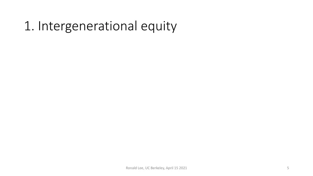 1 intergenerational equity