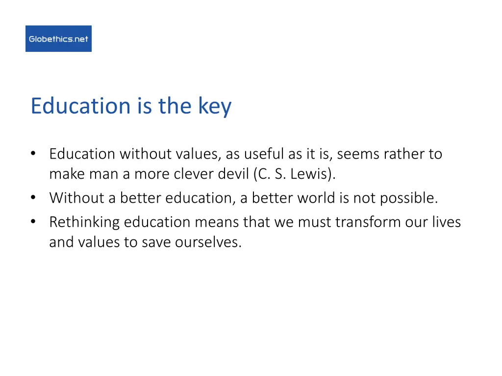 education is the key