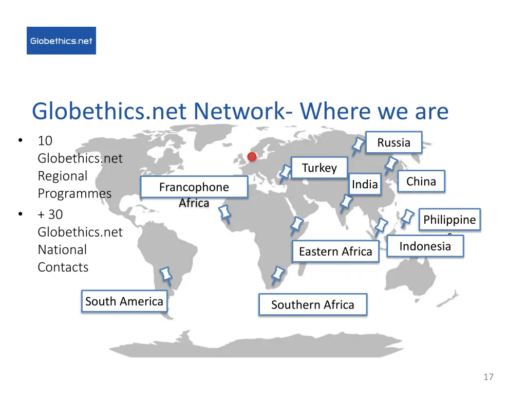 globethics net network where we are