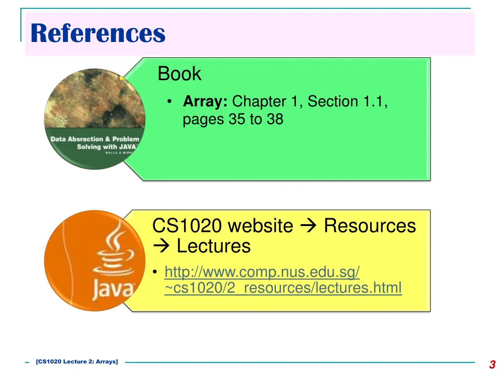 references