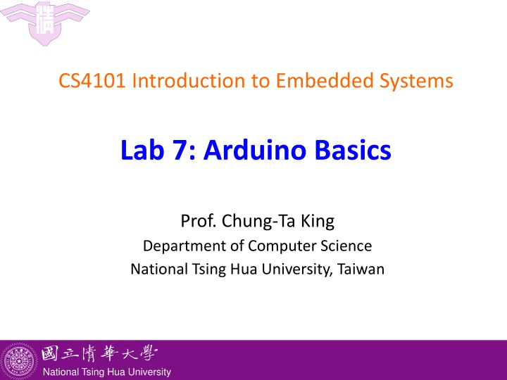 cs4101 introduction to embedded systems