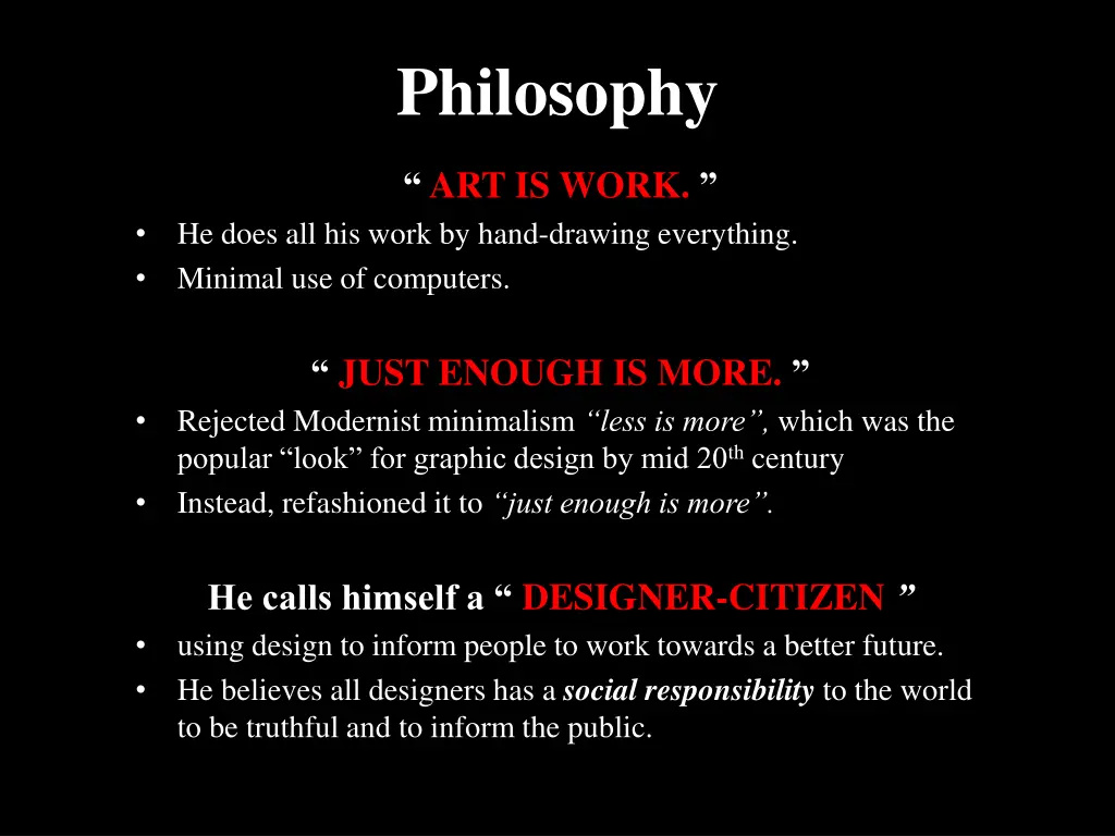 philosophy