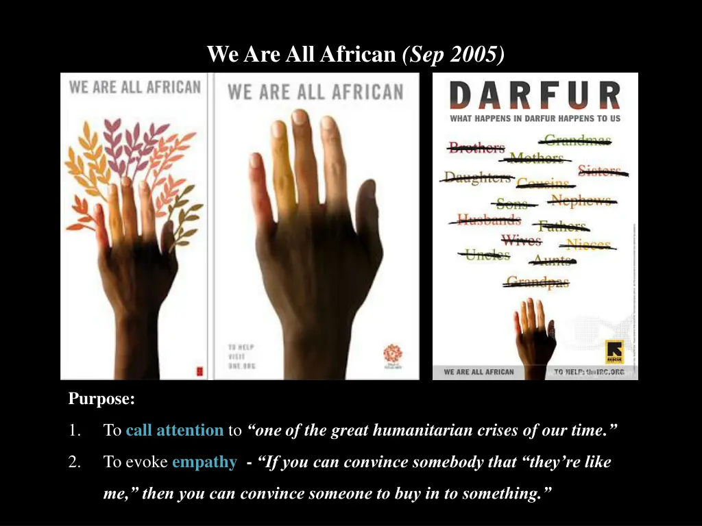 we are all african sep 2005