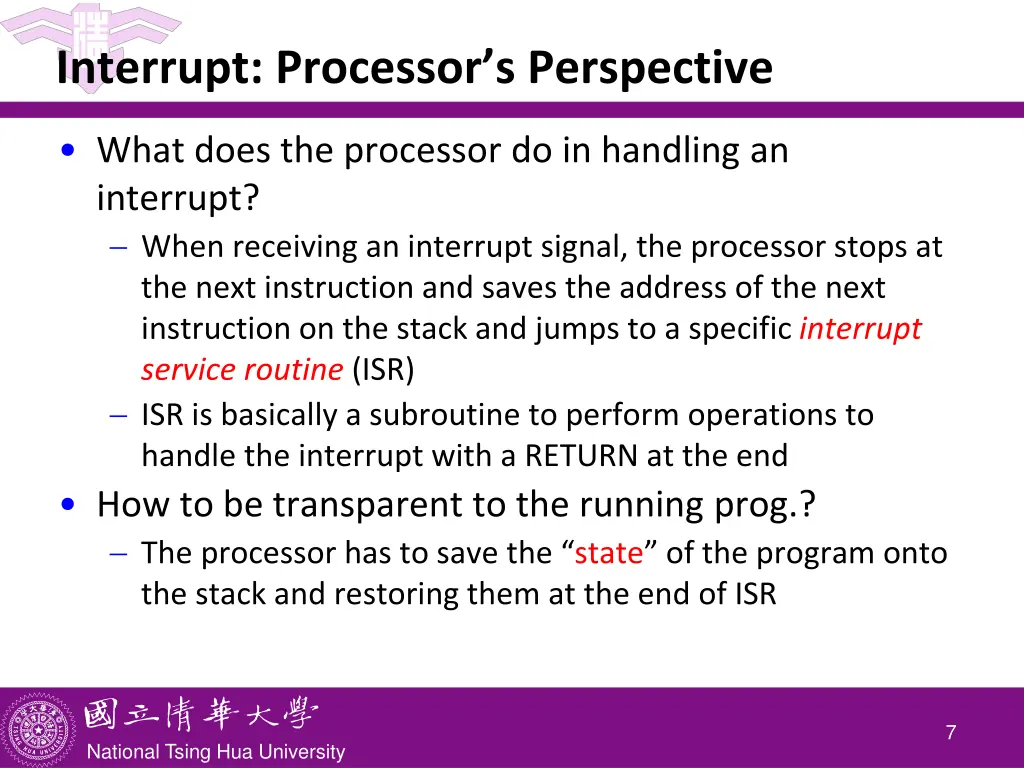 interrupt processor s perspective 1