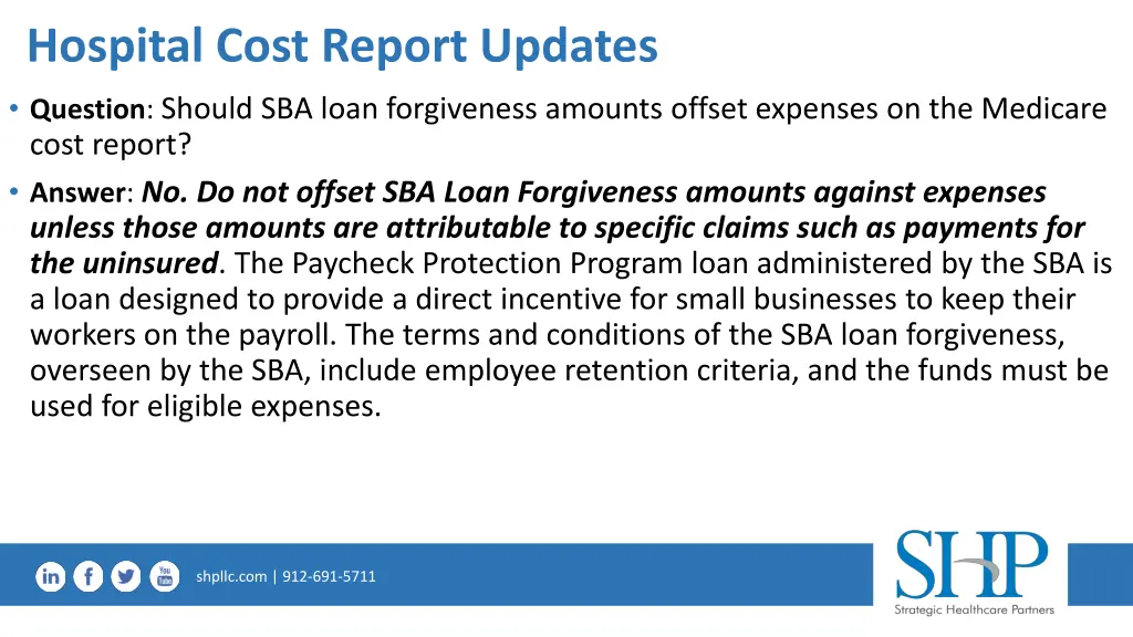 hospital cost report updates 1
