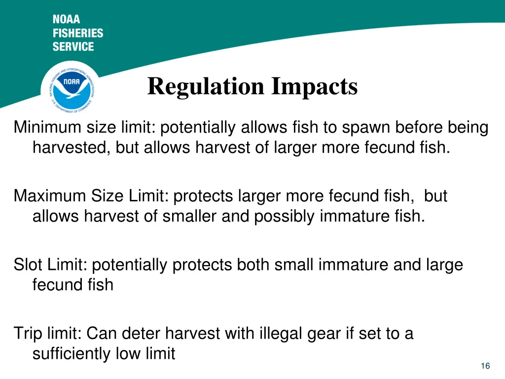 regulation impacts