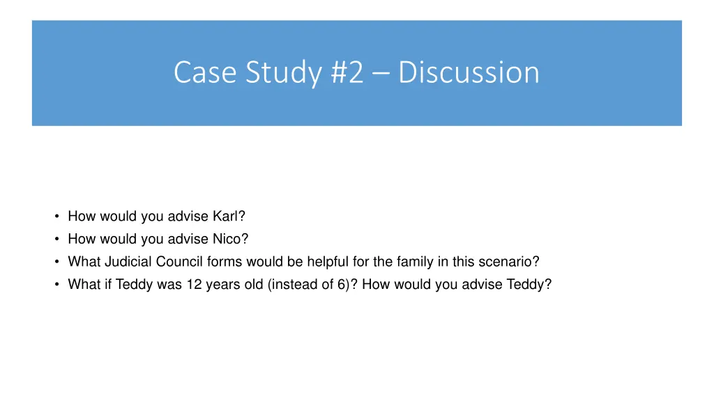 case study 2 discussion