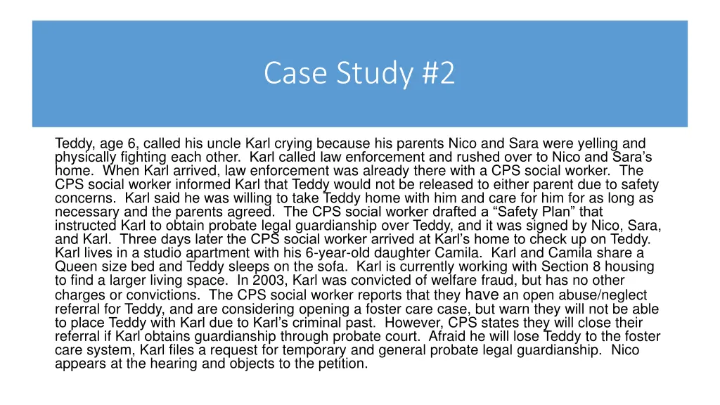 case study 2