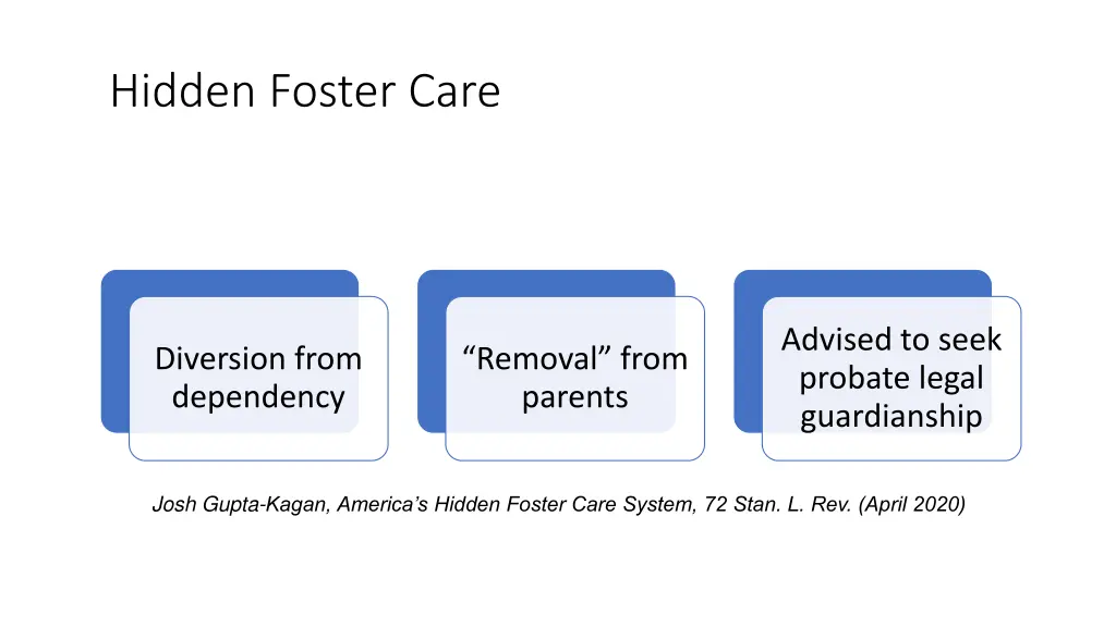 hidden foster care