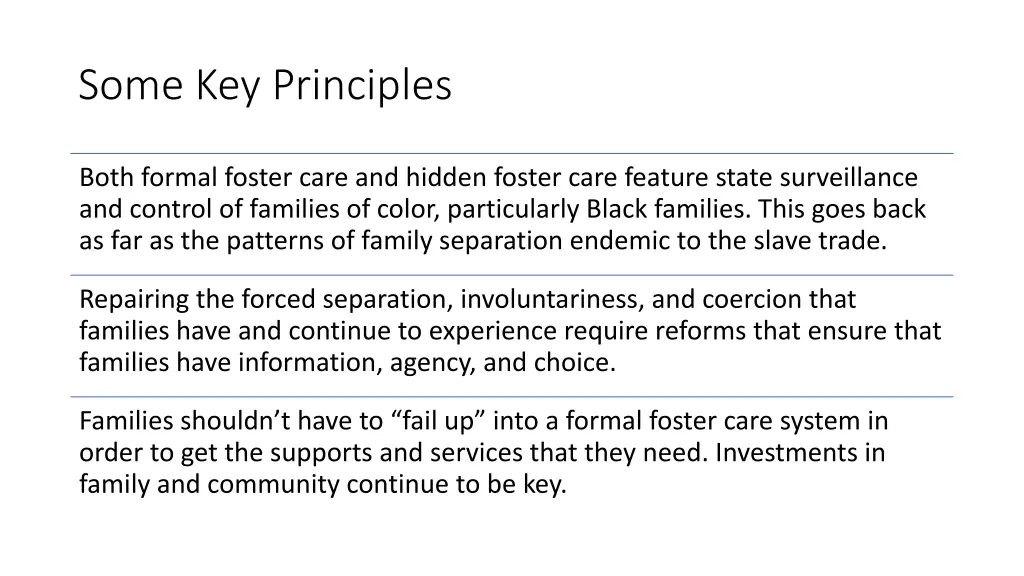 some key principles