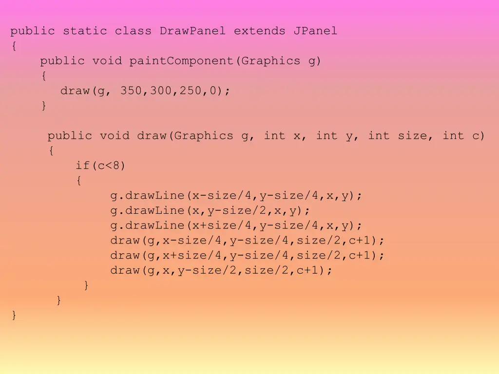 public static class drawpanel extends jpanel 1