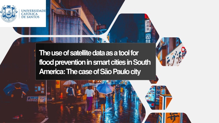 the use of satellite data as a tool for flood