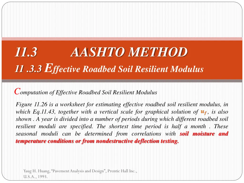 11 3 aashto method 11 3 3 e ffective roadbed soil 3
