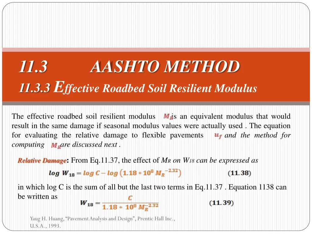 11 3 aashto method 11 3 3 e ffective roadbed soil