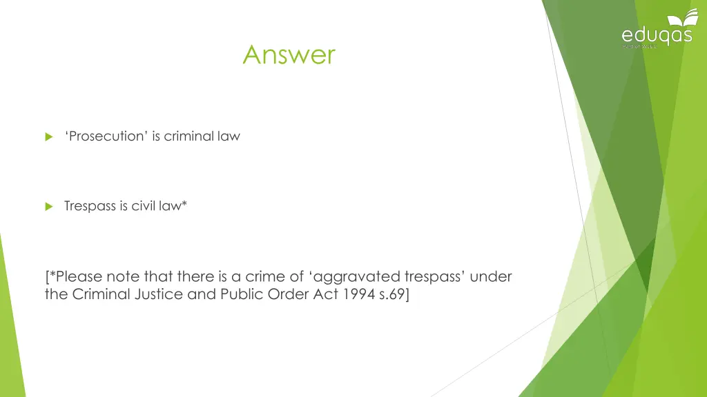 answer