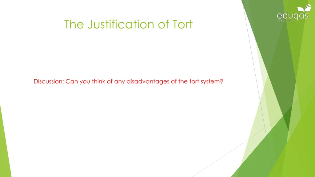 the justification of tort 3
