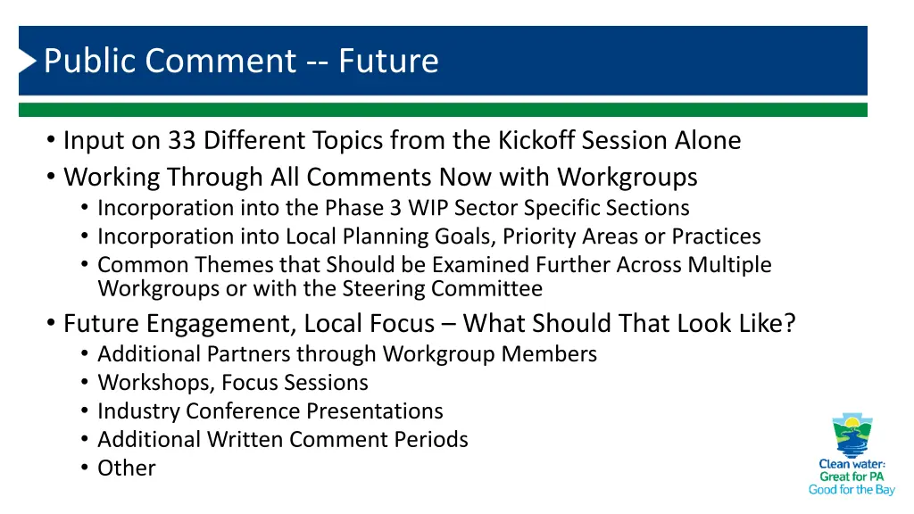 public comment future