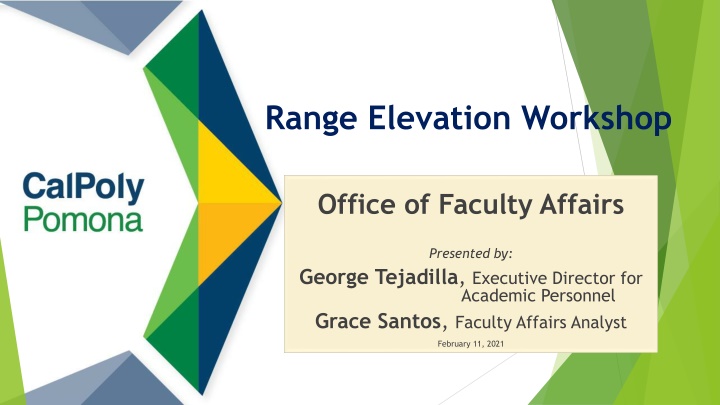 range elevation workshop
