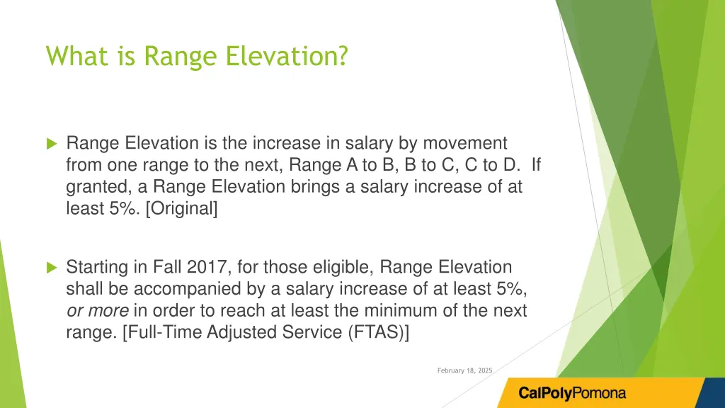 what is range elevation