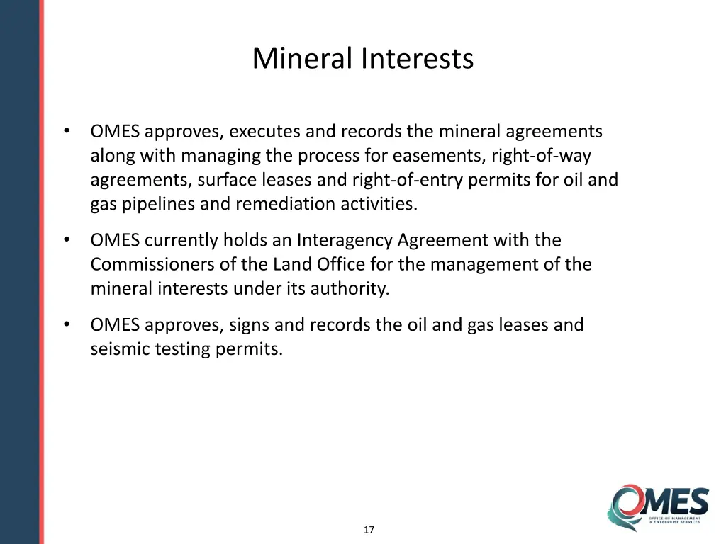 mineral interests