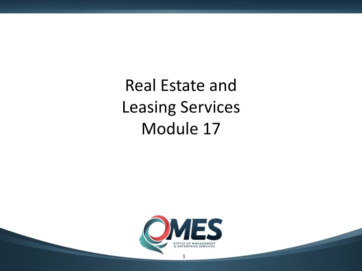 real estate and leasing services module 17
