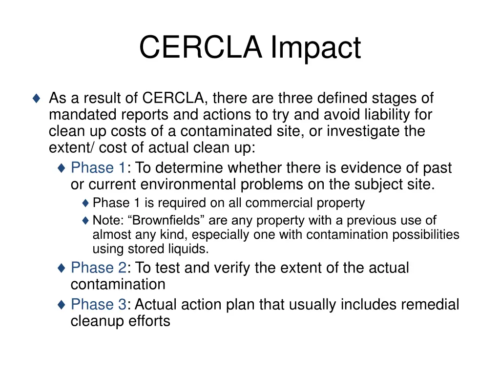 cercla impact