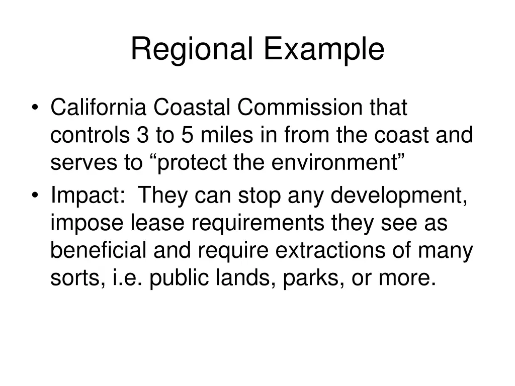 regional example