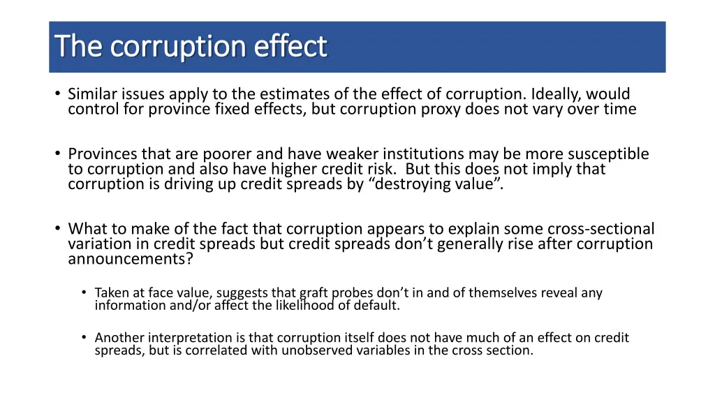 the corruption effect the corruption effect