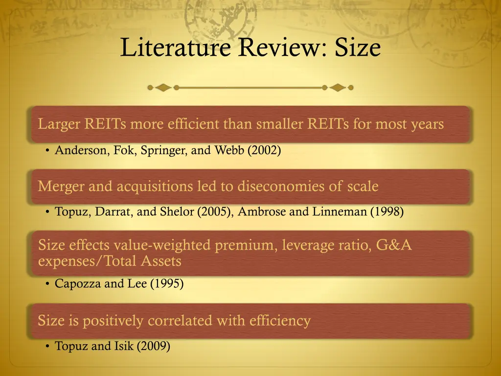 literature review size