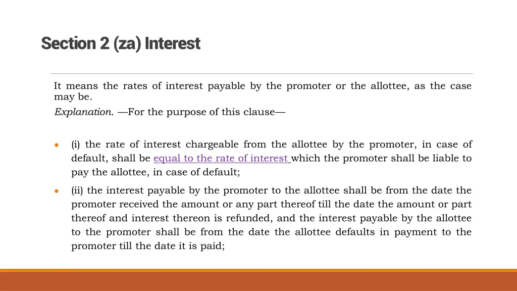 section 2 za interest