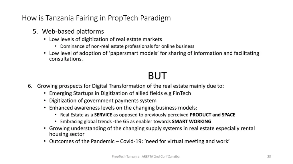 how is tanzania fairing in proptech paradigm 1
