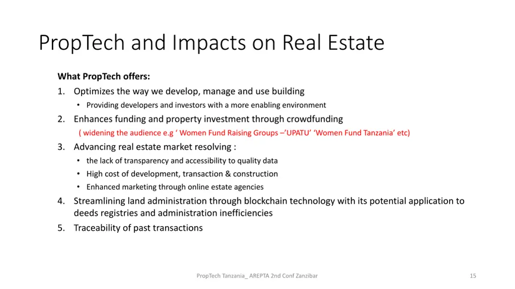 proptech and impacts on real estate