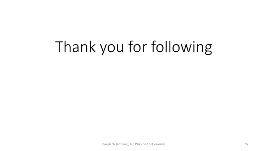 thank you for following