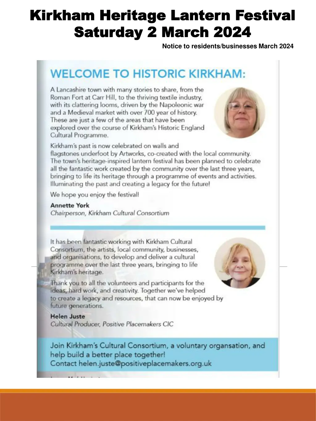 kirkham heritage lantern festival kirkham 3