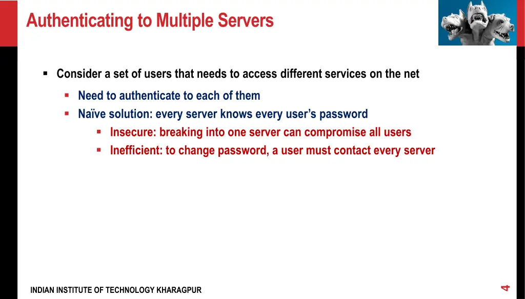 authenticating to multiple servers