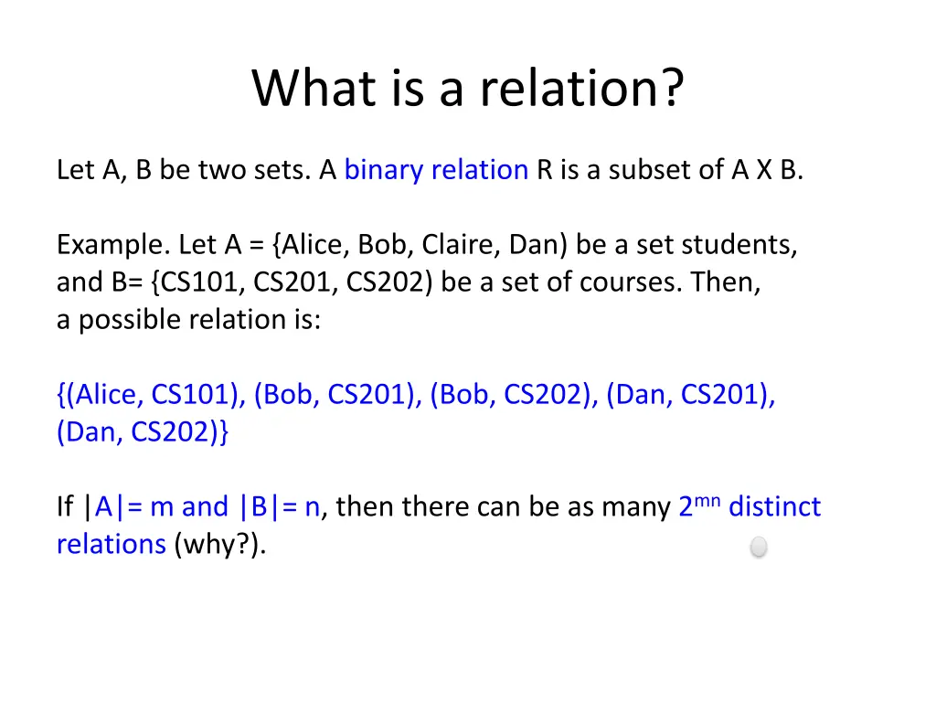 what is a relation